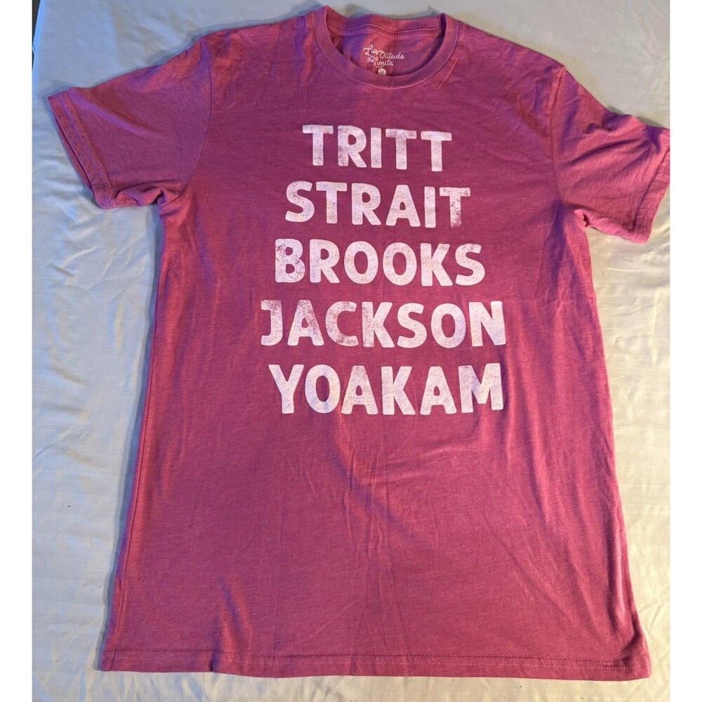 Graphic T, Pink, Live Outside The Limits, Size M, NWOT